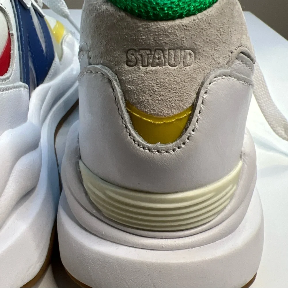 STAUD x New Balance 57/40 Sneakers Mens 6 White Blue Quartz Colored Laces New - Picture 8 of 16